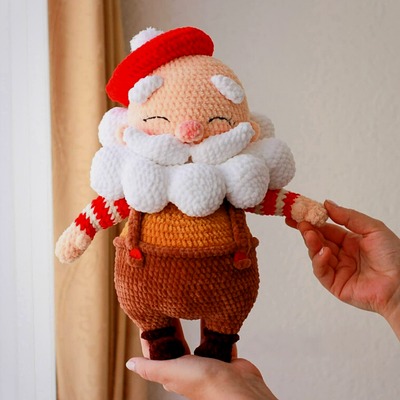 papai noel amigurumi