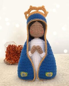 receita nossa senhora aparecida amigurumi gratis