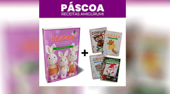 Receitas Amigurumis de Páscoa