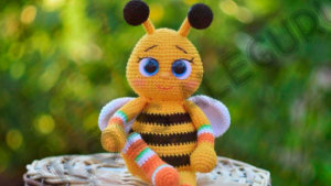 Receitas de abelhas em amigurumi