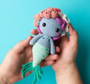 receita sereia amigurumi