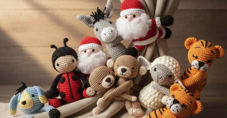 Receitas de Abraça Cortinas em Amigurumi para Transformar sua Decoração!