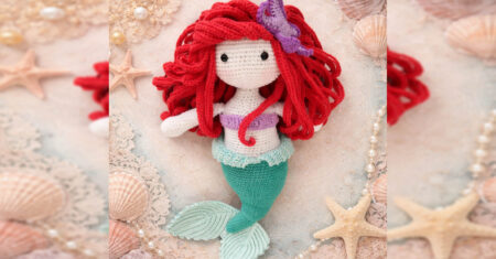 🧜‍♀️ Receita da Ariel em Amigurumi