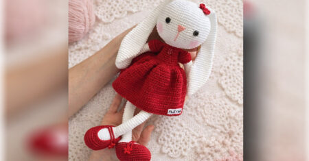 ✨🐰 Coelha Charmosa Amigurumi